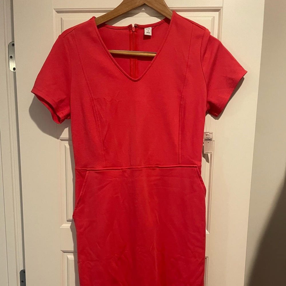 Pink work dress